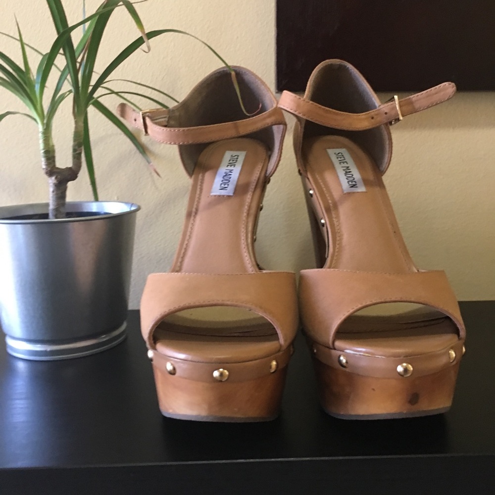 Steve Madden Heeled clog sandal EUC
